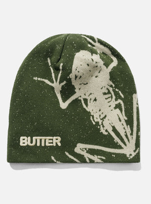 BUTTER GOODS Amphibian Skully Beanie - Army