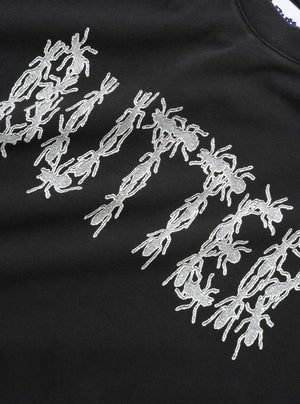 BUTTER GOODS Ants Tee - Washed Black