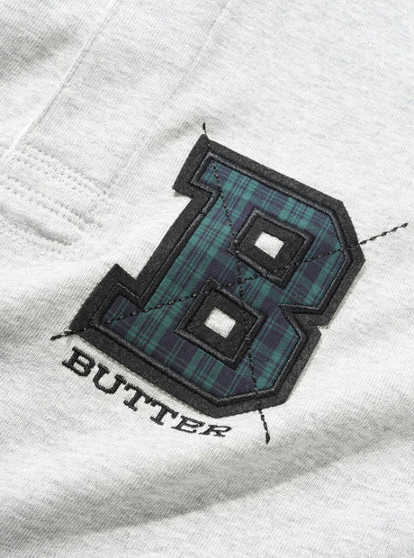BUTTER GOODS Applique Rugby Polo - Heather