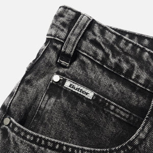BUTTER GOODS Baggy Denim Jeans - Distressed Black