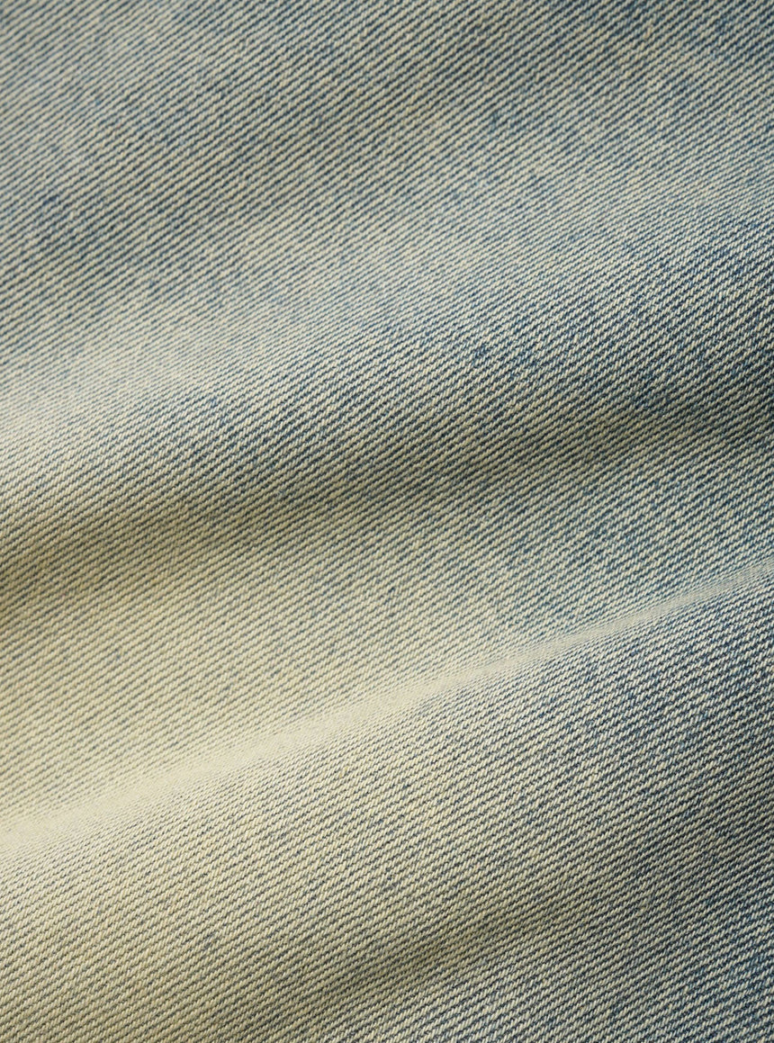 BUTTER GOODS Baggy Denim Jeans - Distressed Light Blue