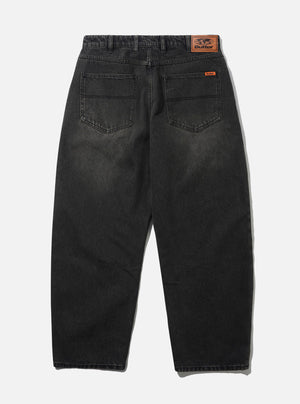 BUTTER GOODS Baggy Denim Jeans - Faded Black