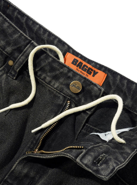 BUTTER GOODS Baggy Denim Jeans - Faded Black