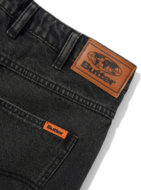 BUTTER GOODS Baggy Denim Jeans - Faded Black