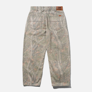 BUTTER GOODS Baggy Denim Jeans - Forest Camo
