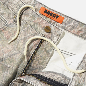BUTTER GOODS Baggy Denim Jeans - Forest Camo