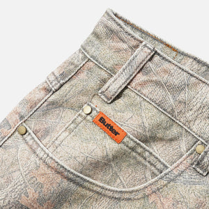 BUTTER GOODS Baggy Denim Jeans - Forest Camo