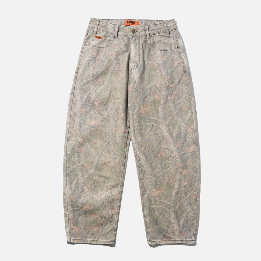 BUTTER GOODS Baggy Denim Jeans - Forest Camo