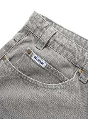 BUTTER GOODS Baggy Denim Jeans - Grey Wash