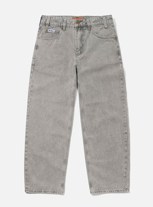 BUTTER GOODS Baggy Denim Jeans - Grey Wash