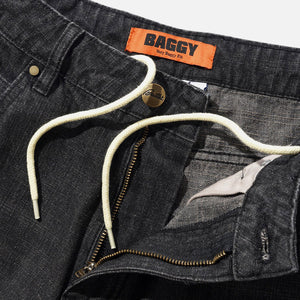 BUTTER GOODS Baggy Denim Jeans - Slub Black