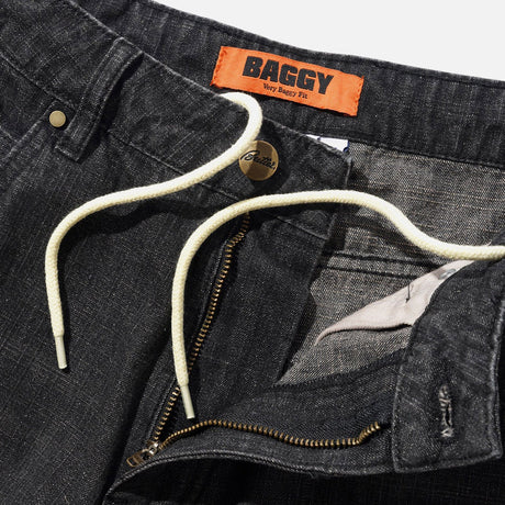 BUTTER GOODS Baggy Denim Jeans - Slub Black