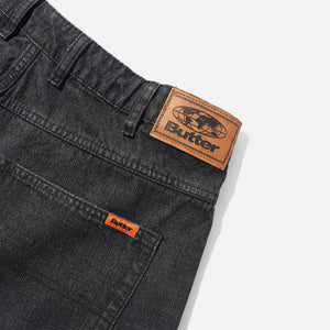 BUTTER GOODS Baggy Denim Jeans - Slub Black
