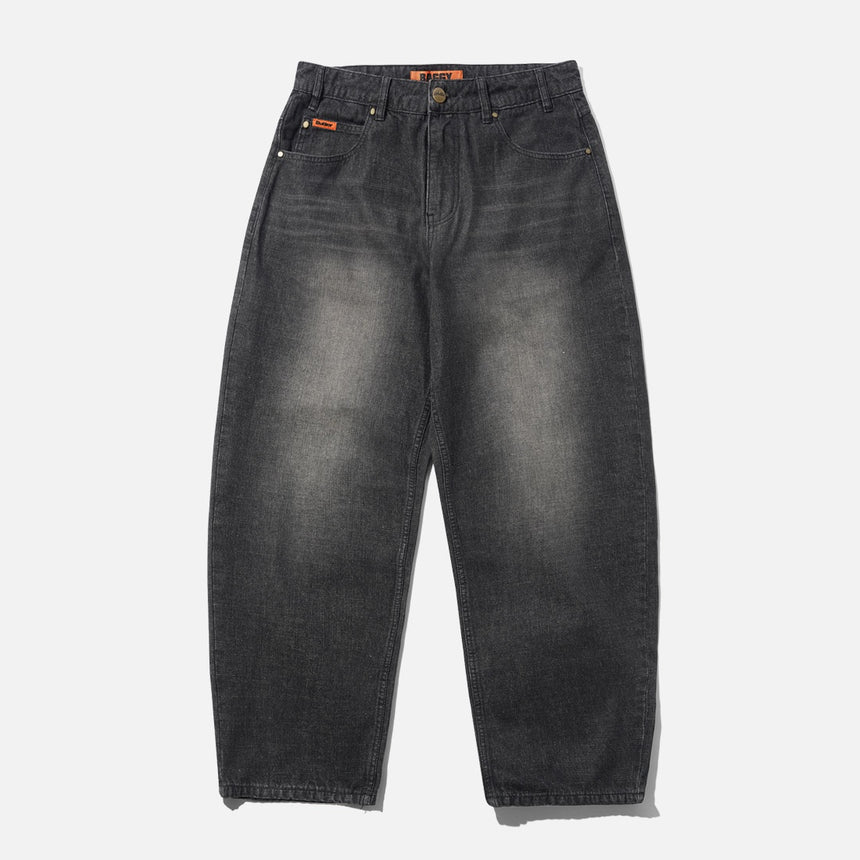 BUTTER GOODS Baggy Denim Jeans - Slub Black