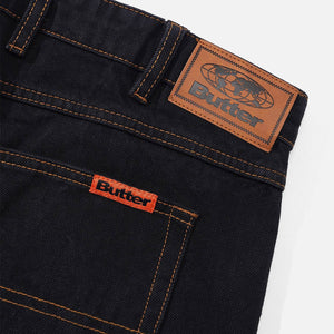 BUTTER GOODS Baggy Denim Jeans - Washed Black