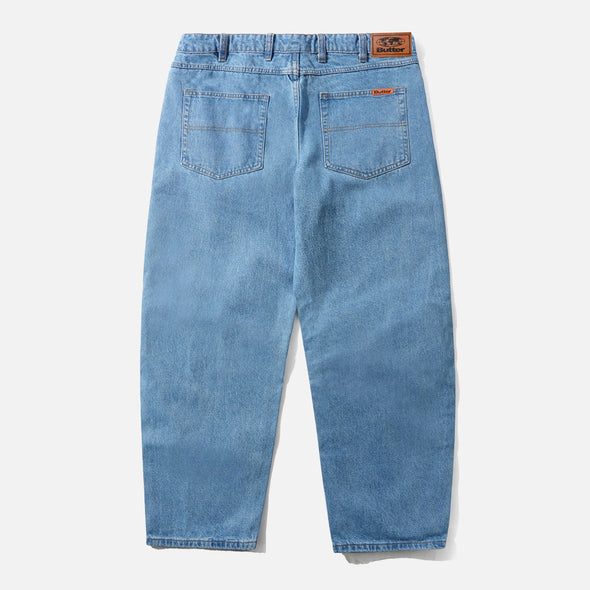 BUTTER GOODS Baggy Denim Jeans - Washed Indigo