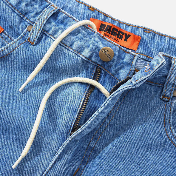 BUTTER GOODS Baggy Denim Jeans - Washed Indigo