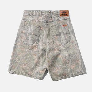 BUTTER GOODS Baggy Denim Shorts - Forest Camo