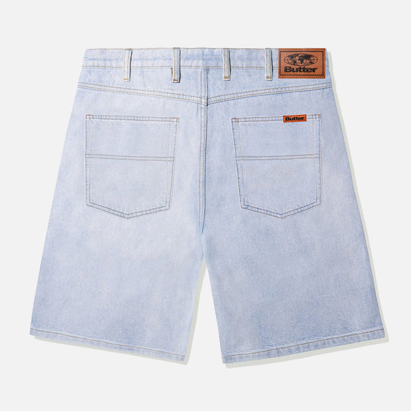 BUTTER GOODS Baggy Denim Shorts - Light Blue