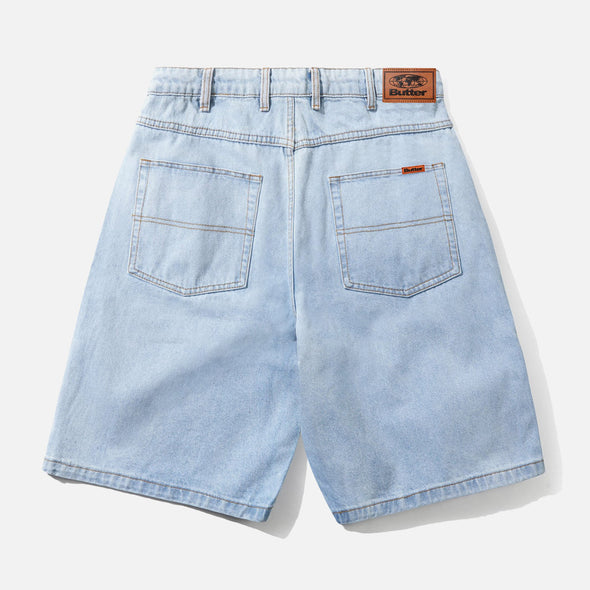 BUTTER GOODS Baggy Denim Shorts - Light Blue