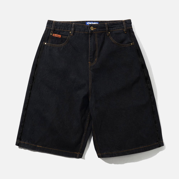 BUTTER GOODS Baggy Denim Shorts - Washed Black