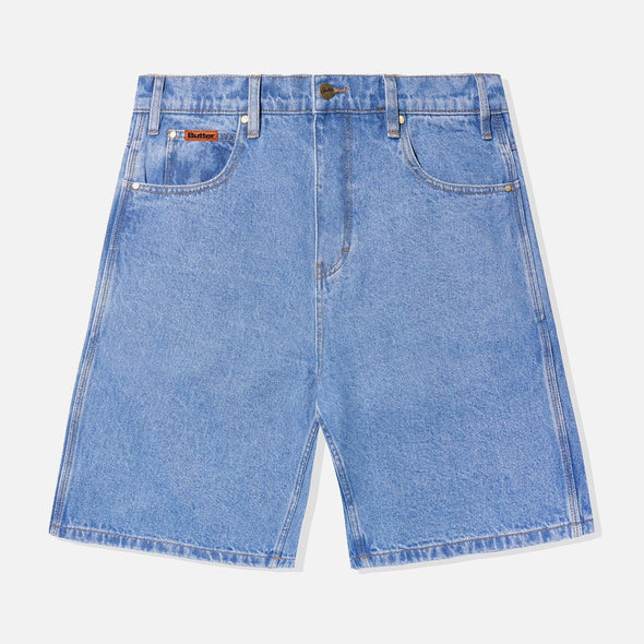 BUTTER GOODS Baggy Denim Shorts - Washed Indigo