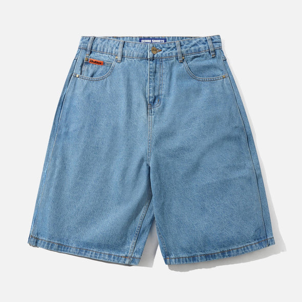 BUTTER GOODS Baggy Denim Shorts - Washed Indigo