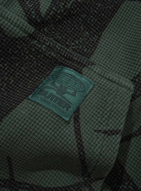 BUTTER GOODS Bleach Waffle Zip-Thru Hood - Branch Camo