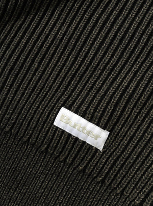 BUTTER GOODS Bleach Zip-Thru Knit - Black