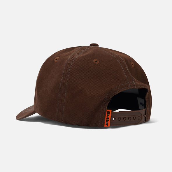 BUTTER GOODS Blotch 5 Panel Cap - Bark