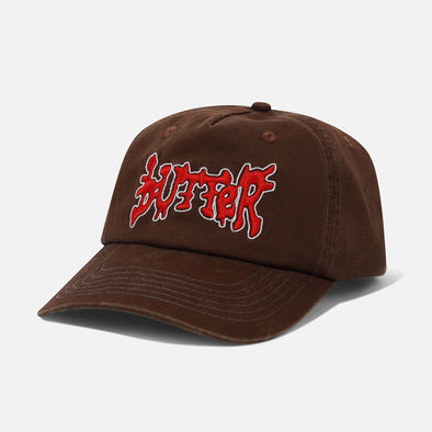 BUTTER GOODS Blotch 5 Panel Cap - Bark