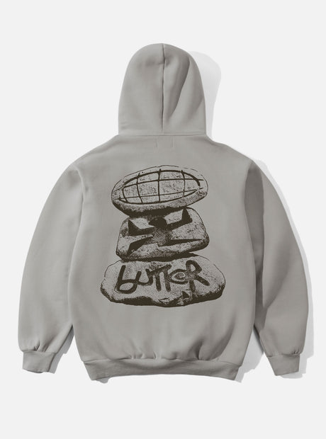 BUTTER GOODS Boulder Terrain Pullover Hood - Dust