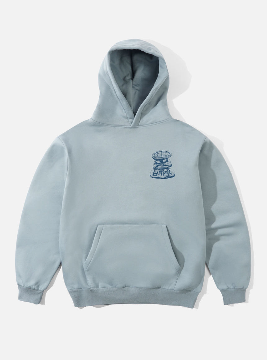 BUTTER GOODS Boulder Terrain Pullover Hood - Ice