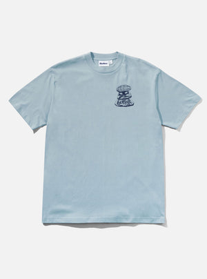 BUTTER GOODS Boulder Terrain Tee - Grey Blue