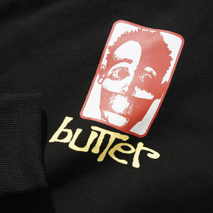 BUTTER GOODS Bound Pullover Hood - Black