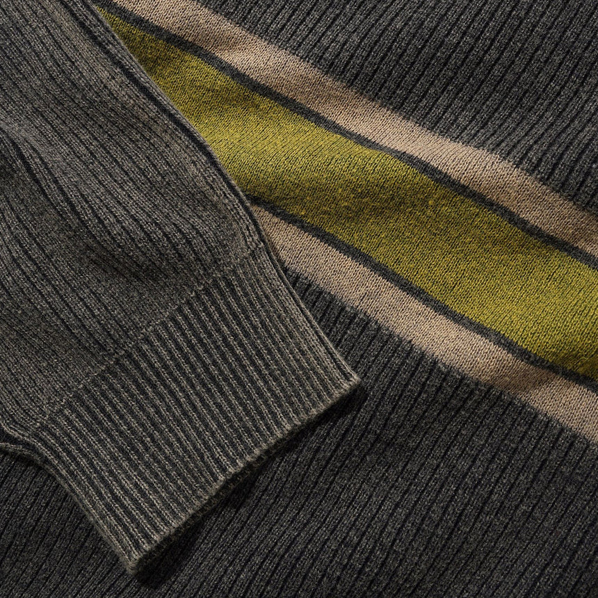 BUTTER GOODS Break Knit Sweater - Washed Black