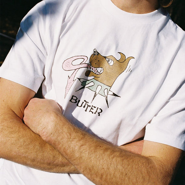 BUTTER GOODS Canine Tee - White