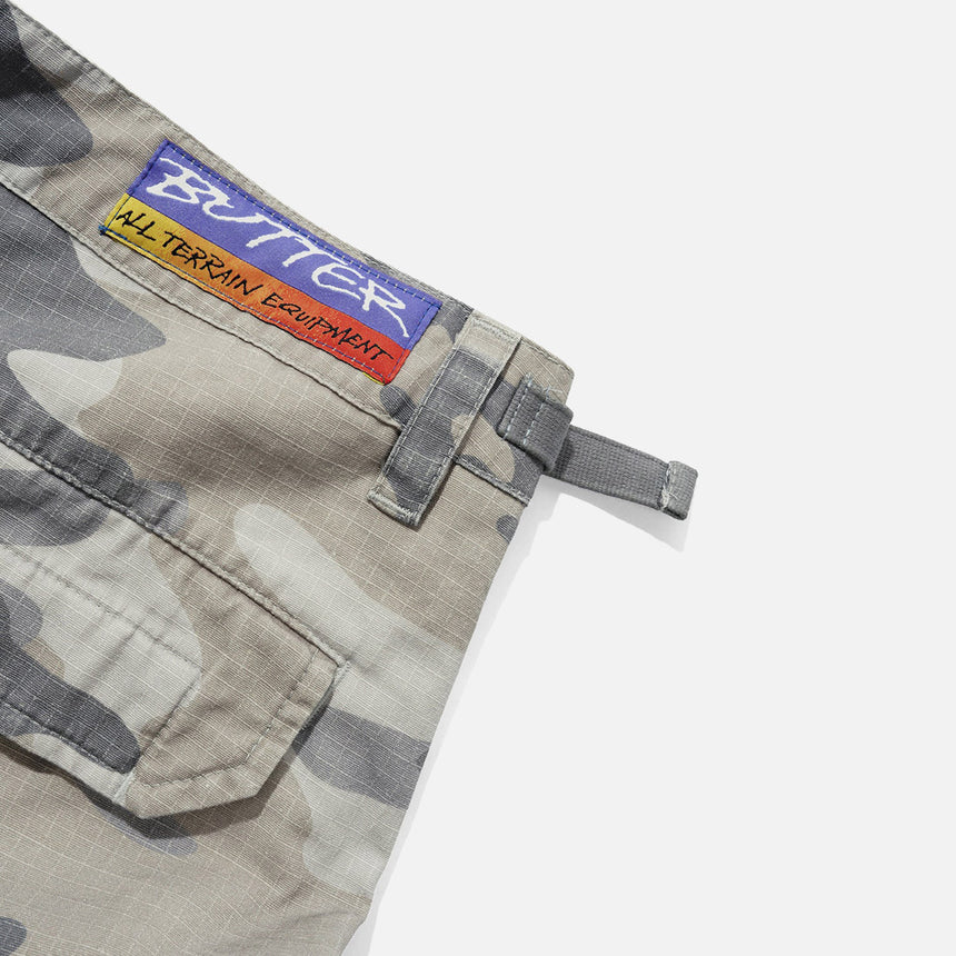 BUTTER GOODS Cargo Pants - Snow Camo