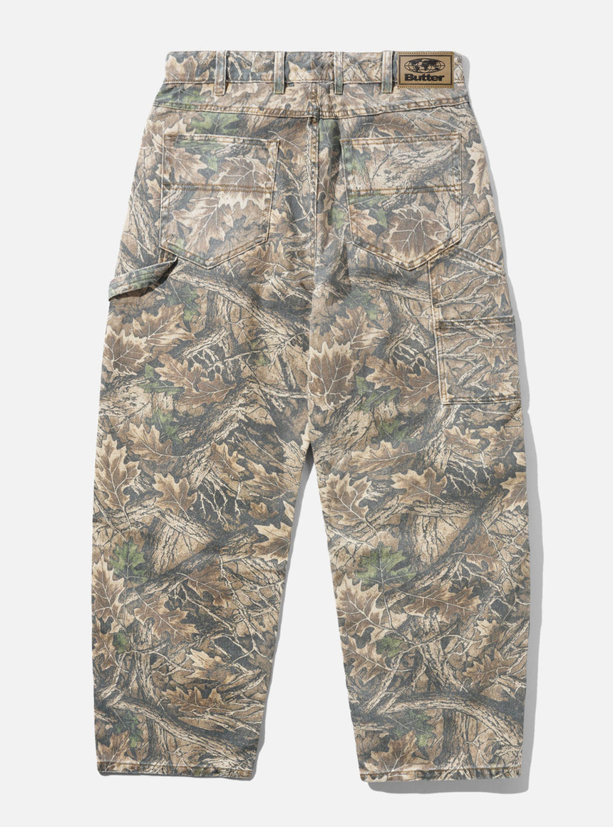 BUTTER GOODS Carpenter Denim Jeans - Forest Camo