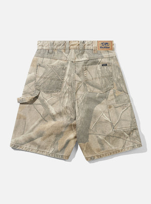 BUTTER GOODS Carpenter Shorts - Forest Camo