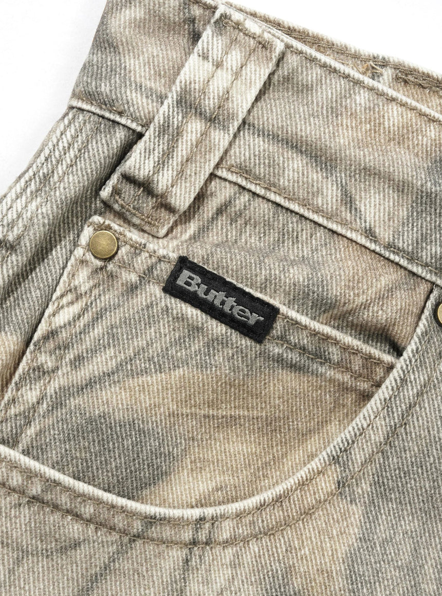 BUTTER GOODS Carpenter Shorts - Forest Camo