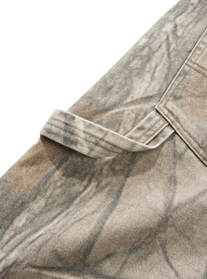 BUTTER GOODS Carpenter Shorts - Forest Camo