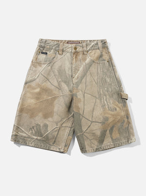 BUTTER GOODS Carpenter Shorts - Forest Camo