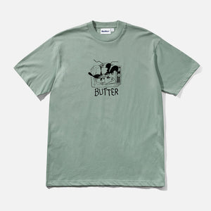 BUTTER GOODS Channel Tee - Dull Mint