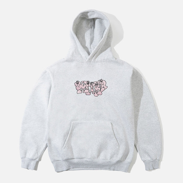 BUTTER GOODS Character Pullover Hood - Ash