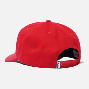 BUTTER GOODS Collegiate 6 Panel Cap - Cherry