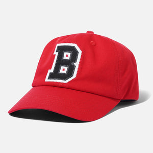 BUTTER GOODS Collegiate 6 Panel Cap - Cherry