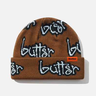 BUTTER GOODS Connection Beanie - Chocolate
