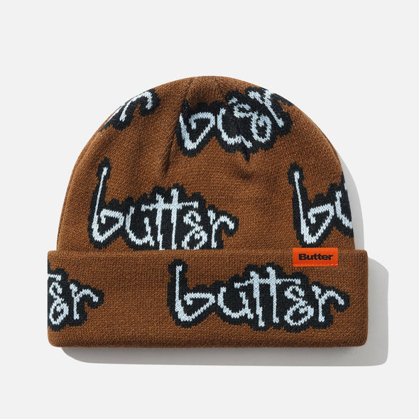 BUTTER GOODS Connection Beanie - Chocolate