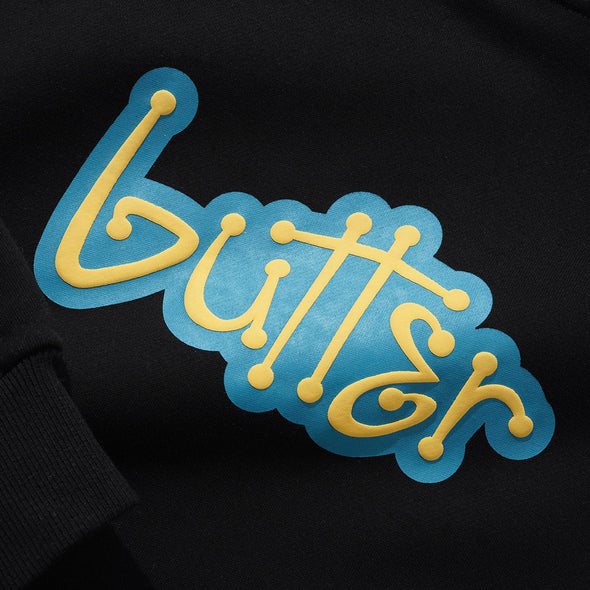 BUTTER GOODS Connection Pullover Hood - Black